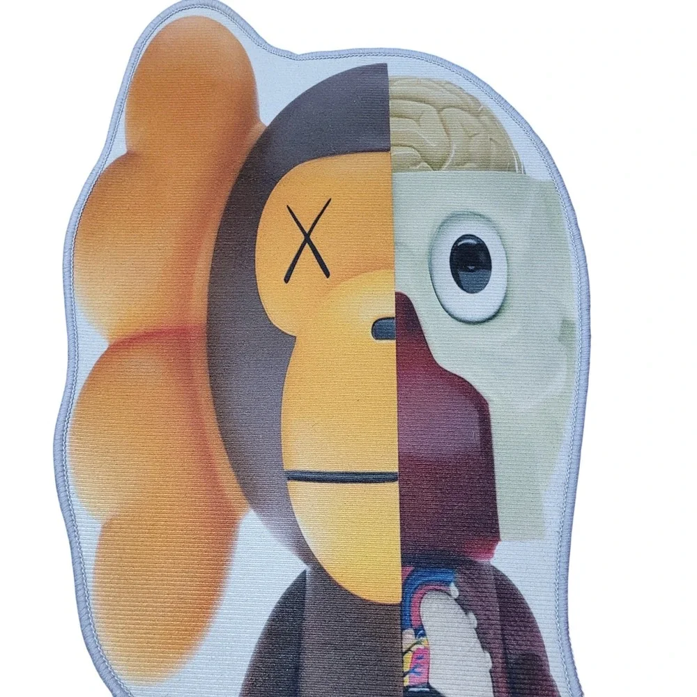 KAWS x Bape Dissected Milo Rug Bath Mat Collectible Art Decor Baby Milo 16